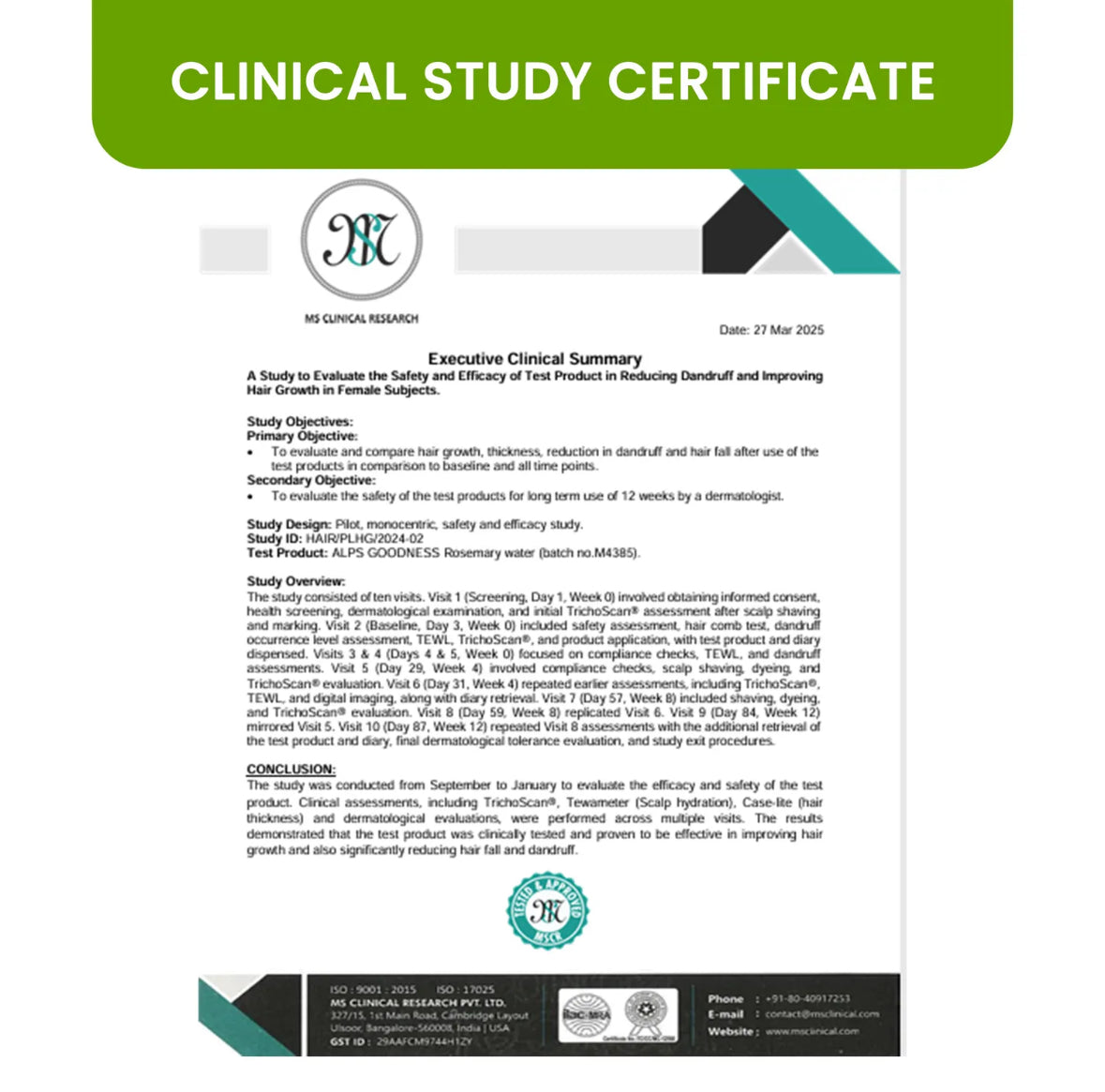 Rosemary Water, Hair Spray For Regrowth (Pack of 3)