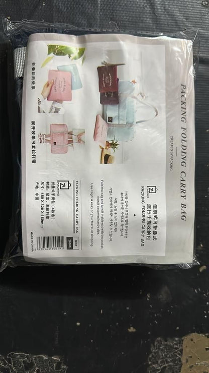 Foldable Travel Bag Tote Lightweight Waterproof Duffel Bag(1pc)