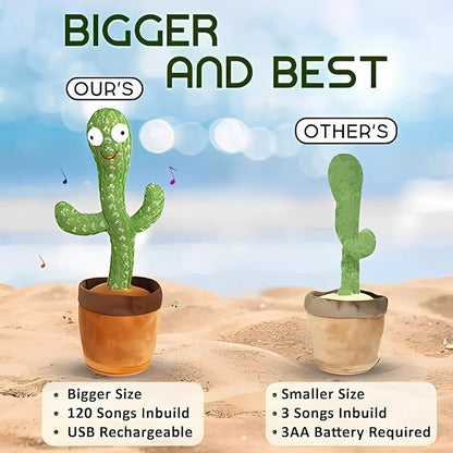LED Musical Dancing & Mimicry Cactus Toy