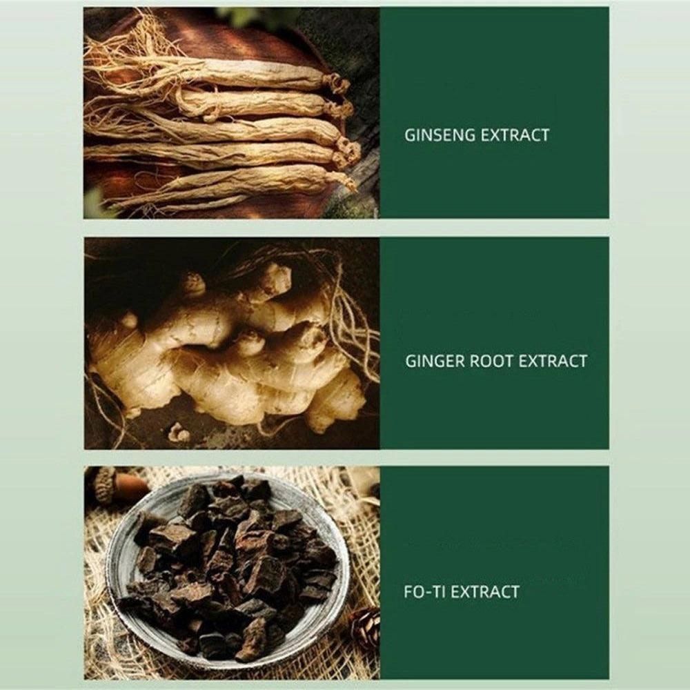 Korean 3-in-1 Herbal Plant Hair Dye Shampoo