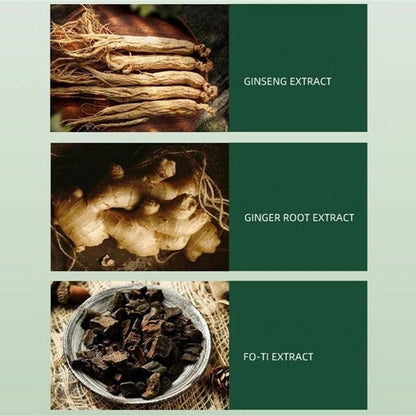 Korean 3-in-1 Herbal Plant Hair Dye Shampoo