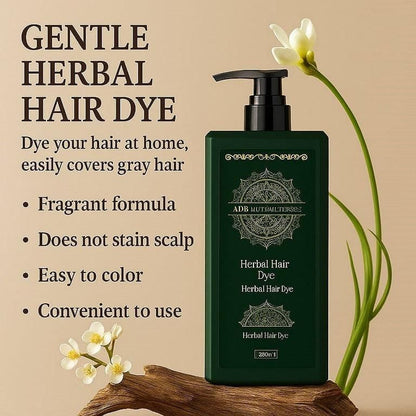 Korean 3-in-1 Herbal Plant Hair Dye Shampoo