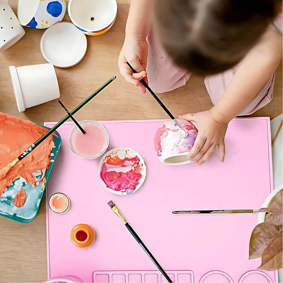 Silicone Craft Mat for Painting Play Doh and Clay for Kids