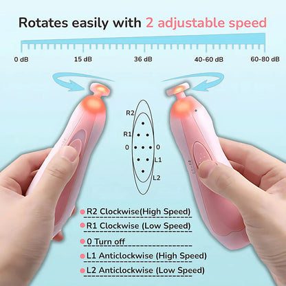 Premium LED Baby Nail Trimmer Kit